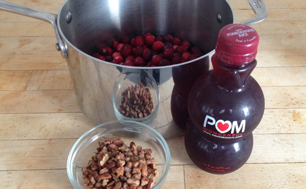Pomegranate-Pecan Cranberry Sauce