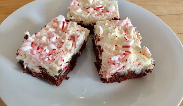 Quick Fix Candy Cane Brownies